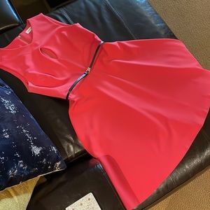 Worn once- Calvin Klein midi sheath dress. Size 8